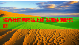 海角社区新网站上线 发现生活新乐趣