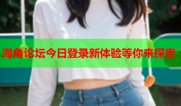 海角论坛今日登录新体验等你来探索