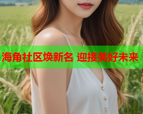 海角社区焕新名 迎接美好未来