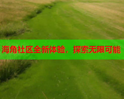 海角社区全新体验，探索无限可能