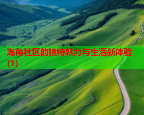 海角社区的独特魅力与生活新体验(1)